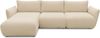 DOMO. collection Ecksofa 800 022, Modulsofa in L-Form mit Taschenfederkern und attraktiver Biese-Naht, Sofa, Polsterecke, Eckcouch 276 x 168 x 79 cm (BxTxH), beige Bild 2