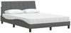 vidaXL Bett mit Matratze "Hanko" Dunkelgrau 120x200 cm Stoff 3310518 Bild 4
