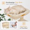 PAWZ Road Kratzbaum Katzenbaum Katzenmöbel mit Sisal-Seil Plüsch Liege Spielhaus Höhlen, großes Top Bett Bild 2