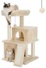 PAWZ Road Kratzbaum Katzenbaum Katzenmöbel mit Sisal-Seil Plüsch Liege Spielhaus Höhlen, großes Top Bett Bild 4