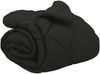 vidaXL Winterbettdecke Schwarz 200 x 200 cm Mikrofaser 42025707 Bild 2