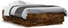 vidaXL Bettgestell Räuchereiche 120x190 cm Holzwerkstoff 3209748 Bild 2