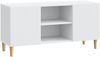vidaXL TV-Schränk Weiß 102 x 34,5 x 50 cm Holzwerkstoff 894695 Bild 2