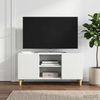 vidaXL TV-Schränk Weiß 102 x 34,5 x 50 cm Holzwerkstoff 894695 Bild 4