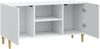 vidaXL TV-Schränk Weiß 102 x 34,5 x 50 cm Holzwerkstoff 894695 Bild 4