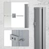 SONGMICS Seitenmarkise, ausziehbar, 160 x 400 cm (H x L), Sichtschutz, Sonnenschutz, Seitenrollo, für Balkon, Terrasse, Garten, Anthrazit GSA564G01 Bild 5