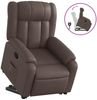 vidaXL Relaxsessel mit Aufstehhilfe Braun Kunstleder 3205266 Bild 2
