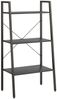 vidaXL Standregal mit 3 Böden Schwarz 56x35x108 cm 336363 Bild 2