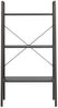 vidaXL Standregal mit 3 Böden Schwarz 56x35x108 cm 336363 Bild 3