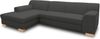 DOMO. collection Ecksofa Tinos, Couch in L-Form mit Schlaffunktion, Beine aus Buche mit Filzgleitern, Sofa, Polsterecke, Eckcouch, Schlafsofa 273 x 157 x 74 cm (BxTxH), anthrazit Bild 2
