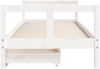 vidaXL Kinderbett mit Schubladen Weiß 80x200 cm Massivholz Kiefer 834406 Bild 5