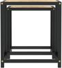 vidaXL Beistelltische 2 Stk. MDF Schwarz und Gelb 331656 Bild 3