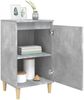vidaXL Nachttisch Betongrau 40x35x70 cm Holzwerkstoff 819636 Bild 4