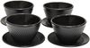AD. CON Teeservice aus Gusseisen 13-tlg mit Stövchen Teekanne 1,5L Sieb Tassen Set Schwarz Bild 3