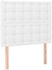 vidaXL Polsterbett mit Matratze Weiß 120x200 cm Kunstleder, Härtegrad: H2 [3137654] Bild 5