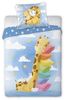 Baby Bettwäsche mit Giraffe 100x135 cm 100% Baumwolle Bild 4