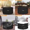Dokon Gartenmöbel Abdeckung Wasserdicht 600D Oxford Gewebe Ø128x71cm Bild 3