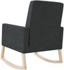 Schaukelstuhl Schwarz Stoff [329417] Bild 5