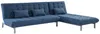 Vente-unique - HORNET Sofa Stoff Blau - B 186 cm106 cm x H 86 cm x L 90 cm190 cm Bild 2