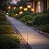 2x LED Solarleuchte, Stecklampe, Schmetterling, H 68 cm Bild 3