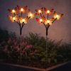2x LED Solarleuchte, Stecklampe, Schmetterling, H 68 cm Bild 2