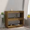 vidaXL Bücherregal Honigbraun 80x35x71 cm Massivholz Kiefer 810882 Bild 3