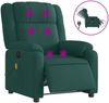 vidaXL Massagesessel Elektrisch Dunkelgrün Stoff 3205196 Bild 2