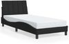 vidaXL Bettgestell mit LED ohne Matratze "Hanko" Schwarz 80x200 cm Samt 3213747 Bild 4