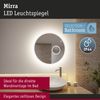 Paulmann 70539 LED Leuchtspiegel Mirra 60cm rund mit Kosmetikspiegel dimmbar Bild 2