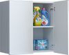 Roomart Atlantic Waschmaschinenschrank SERIE ATLANTIC-V- 70 cm breit – Badregal– Badezimmermöbel • Weiß Bild 5
