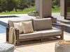 Beliani 'TIMOR' 2 Sitzer Sofa, Zertifiziertes Akazienholz Dunkler Holzfarbton, 72 x 75 x 184 cm Bild 3