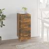 Sideboard, Kommode Räuchereiche 34,5x34x90 cm Holzwerkstoff j2315p Bild 3