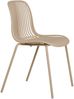 House Nordic Esszimmerstuhl, Polypropylen, stapelbar, Sand - 4er set Bild 3