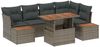 vidaXL Garten-Sofa-Set mit Speicher 10 pcs Grau Poly Rattan 3358838 Bild 2