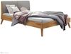 Hasena pronto - Wood Simone Massivholzbett 160x200 Wildeiche natur, geölt 335-Pepe grey Bild 1