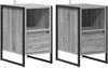 vidaXL Nachttisch 2 pcs Graues Sonoma 39,5 x 30 x 50 cm Holzwerkstoff 886661 Bild 2