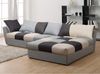 Vente-unique - Ecksofa mit Schlaffunktion - Stoff - Grau - Ecke Rechts - ROMANE Bild 3