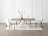 Vente-unique - CATONAV Esstisch Holz, Platte Beige - B 90 cm x H 75 cm x L 200 cm160 cm240 cm Bild 3