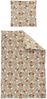 Irisette Edelflanell Bettwäsche Alpaka 155x220 Blumen terra beige natur 8398-50 Bild 3