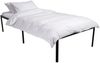 Metallbett RUKIM - Metall Schwarz 90x200x41 cm | Bett 90x200 Bettrahmen Metall Doppelbett Bild 5