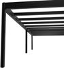 Metallbett RUKIM - Metall Schwarz 90x200x41 cm | Bett 90x200 Bettrahmen Metall Doppelbett Bild 2