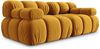 Micadoni Modulares Sofa Bellis 2-Sitzer Samt Bluvel Gelb Bild 2