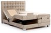 Boxspringbett Elektrisch Schlafzimmerbett MAXIMA 160x200cm in Stoff Senf Bild 3