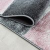 Kurzflor Teppich Hara Läufer - 80x300 cm - Pink Bild 3