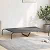vidaXL Hundebett Erhöht Grau 130x80x20 cm Textilene und Stahl 42000844 Bild 3