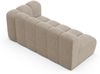 Micadoni Modulares Sofa Lupine 3-Sitzer Rechts Chenille Eden Dunkelbeige Bild 3