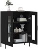 vidaXL Sideboard Schwarz 69,5x34x90 cm Holzwerkstoff 827797 Bild 4