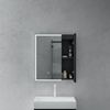 doporro Badezimmerspiegelschrank Wandschrank Wandspiegel LED Weiß/Anthrazit Spiegelschrank4 Bild 3