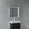 doporro Badezimmerspiegelschrank Wandschrank Wandspiegel LED Weiß/Anthrazit Spiegelschrank4 Bild 5