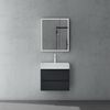 doporro Badezimmerspiegelschrank Wandschrank Wandspiegel LED Weiß/Anthrazit Spiegelschrank4 Bild 2